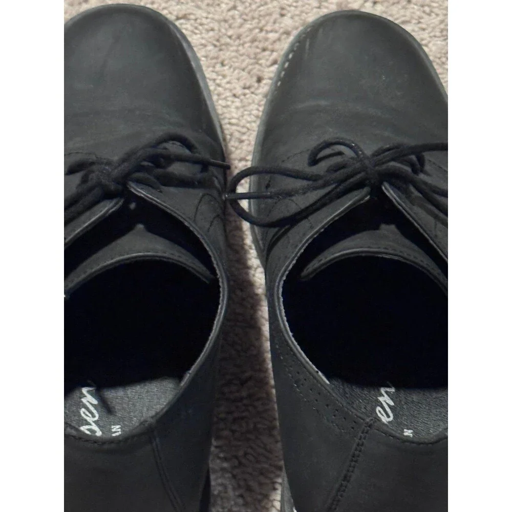 Jousen Milan Brand, Men’s Black Dress Shoes, Size 9 Footwear